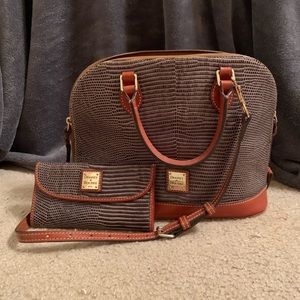 Dooney & Bourke handbag with matching wallet